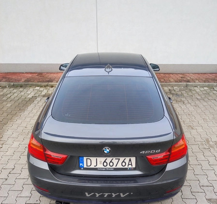BMW Seria 4 cena 77999 przebieg: 323000, rok produkcji 2015 z Góra małe 92